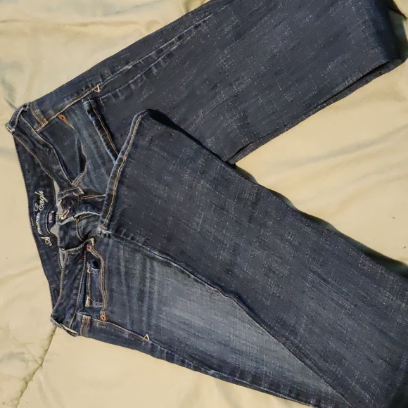 American Eagle Outfitters Denim - Skinny leg jeans with sequin on the back pockets